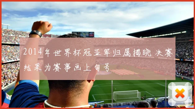 2014年世界杯冠亚军归属揭晓 决赛结果为赛事画上句号